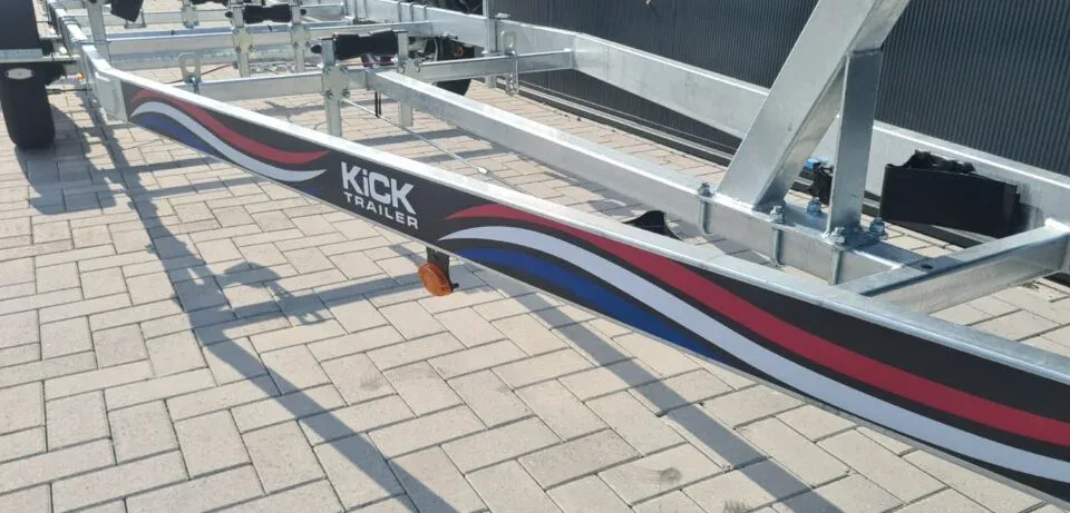 Kicktrailer KT2500 XL Tender 2026 – Geremde trailer tot 7,5m - Foto 3