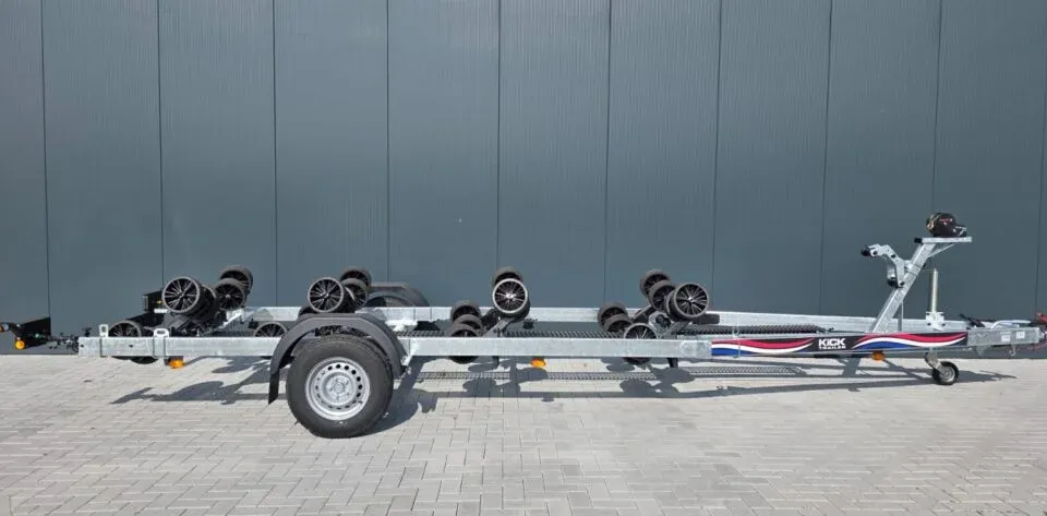 KickTrailer KT1300 XL 2026 – Geremd, 32 multirollers, tot 7m - Foto 1
